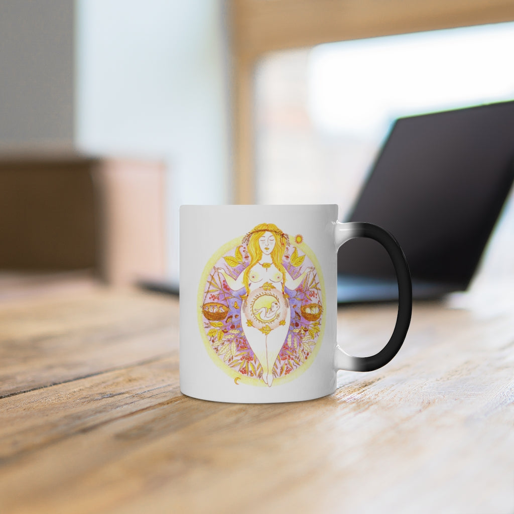 Zodiac Sign Color Changing Mug (Libra)